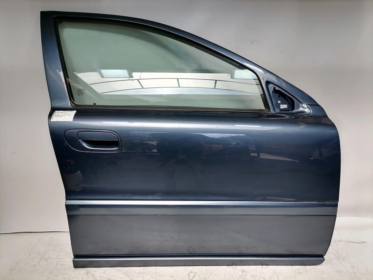 Volvo S60 original T&uuml;r vorn rechts 46600 Barents Blue Pearl Rohbau BJ08